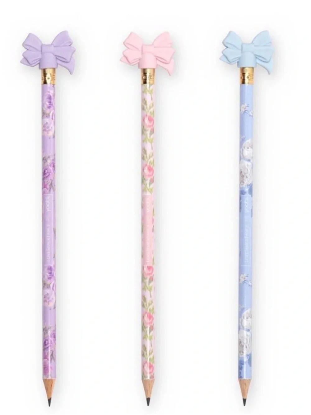🎀 LoveShackFancy x Target - Yoobi 3pk Eraser Topper Bows 🎀